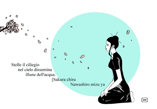 Cartoon: Haiku (medium) by gianluca tagged haiku,by,yosa,buson
