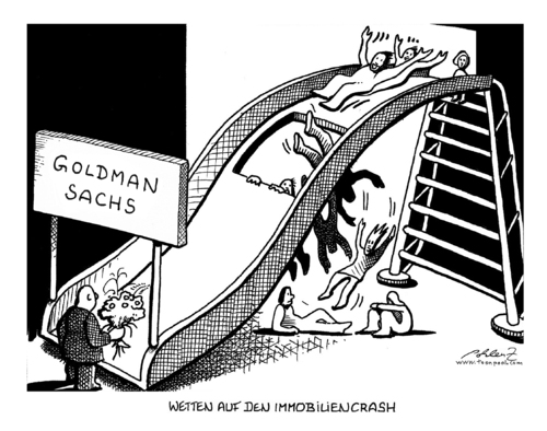 Cartoon: Goldman Sachs (medium) by Pohlenz tagged goldman,sachs,banken