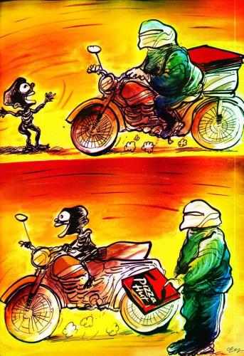 Cartoon: africa (medium) by oguzgurel tagged humor