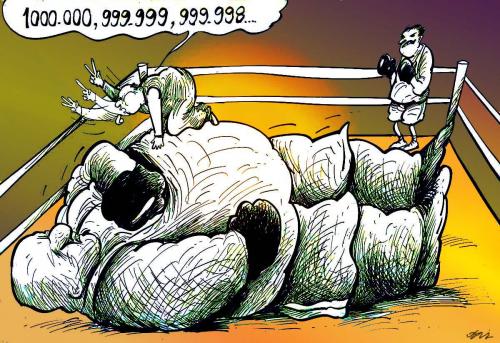 Cartoon: power (medium) by oguzgurel tagged humor