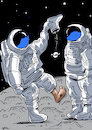 Cartoon: space (small) by oguzgurel tagged space