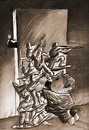 Cartoon: war (small) by oguzgurel tagged war