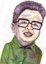 Cartoon: Kim Jong Il (small) by artistocrat tagged politician,politics,northkorean,kim,jong,il