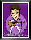 Cartoon: Elvis Presley Caricature (small) by domarn tagged elvis,presley,cartoon,caricature,celibrity,caricatures