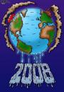 Cartoon: 2008 (small) by dbaldinger tagged pollution,ecology,environment,earth,