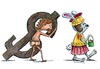 Cartoon: Easter 2011 (small) by dbaldinger tagged holiday,easter,rabbit,bunny,jesus,crucifixion