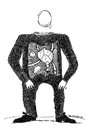 Cartoon: Guts (small) by dbaldinger tagged heart,egg,man,figure,organs
