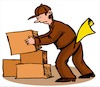Cartoon: Package Delivery (small) by dbaldinger tagged delivery,post,packages,ups