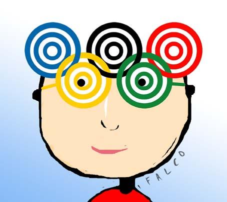 Cartoon: Beijing 2008 fashion (medium) by alexfalcocartoons tagged beijing,2008,olympics,games,sports