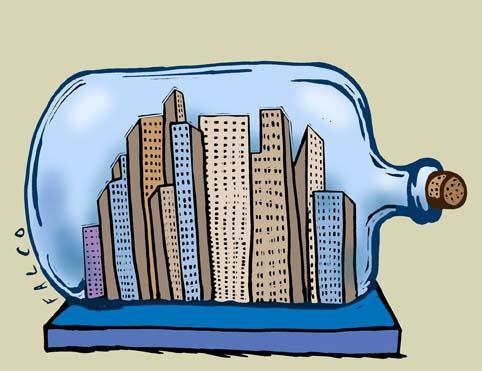 Cartoon: city (medium) by alexfalcocartoons tagged city