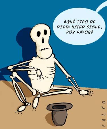 Cartoon: diet (medium) by alexfalcocartoons tagged diet,death,homeless,hunger