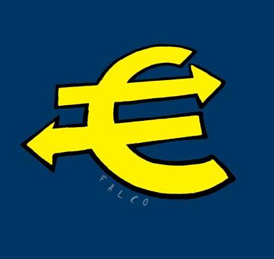 Cartoon: euro (medium) by alexfalcocartoons tagged euro