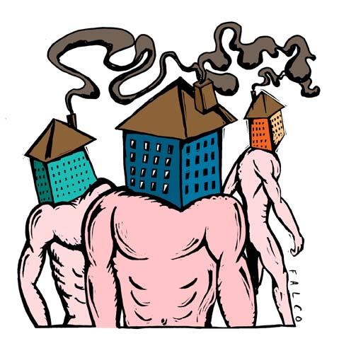 Cartoon: house (medium) by alexfalcocartoons tagged house