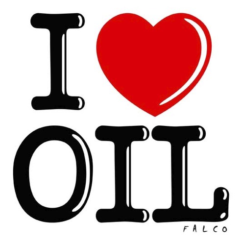 Cartoon: iLoveOil (medium) by alexfalcocartoons tagged iloveoil