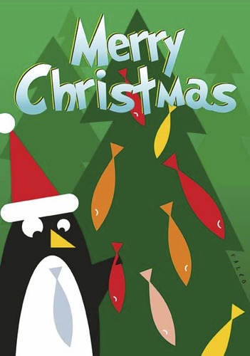 Cartoon: Merry Christmas (medium) by alexfalcocartoons tagged merry,christmas