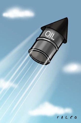 Cartoon: oil (medium) by alexfalcocartoons tagged oil