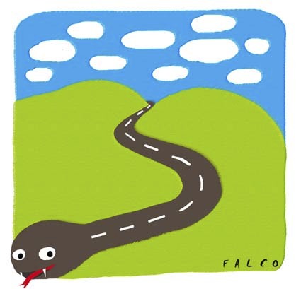 Cartoon: snake (medium) by alexfalcocartoons tagged snake