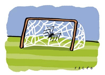 Cartoon: soccer (medium) by alexfalcocartoons tagged soccer
