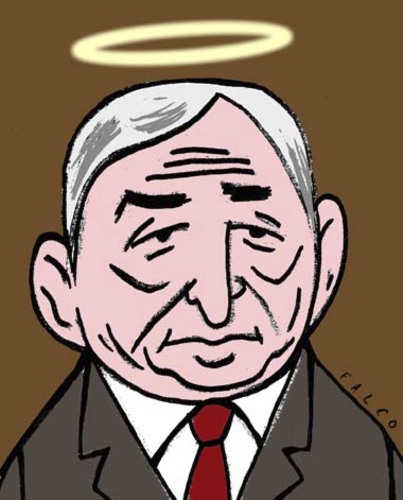 Cartoon: Strauss (medium) by alexfalcocartoons tagged strauss