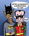 Cartoon: Batman and Robin (small) by alexfalcocartoons tagged batman,robin,libia