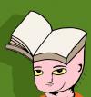 Cartoon: bookhead (small) by alexfalcocartoons tagged bookhead