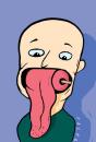 Cartoon: tongue (small) by alexfalcocartoons tagged tongue
