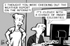 Cartoon: iCloud hack (small) by sinann tagged icloud,hacking,celebrities,naked