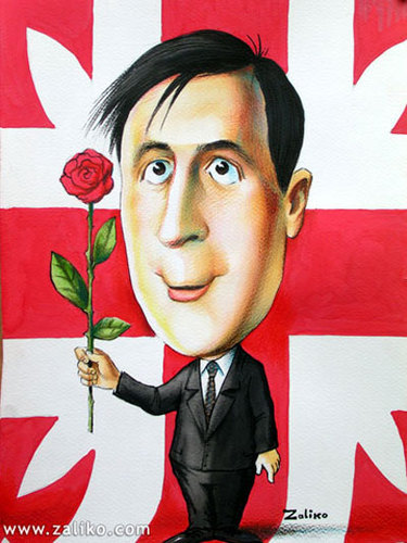 Cartoon: Micheil Saakashvili (medium) by zaliko tagged zaliko
