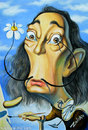 Cartoon: Salvador Dali (small) by zaliko tagged salvador dali