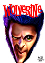 Cartoon: WOLVERINE (small) by MERT_GURKAN tagged wolverine famous portrait caricature