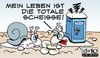 Cartoon: Treffen sich 2 Schnecken... (small) by MiO tagged schnecken mio dixi scheisse