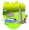 Cartoon: Viagra (small) by Salas tagged viagra,snail,