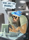 Cartoon: get to work (small) by amencodai tagged illustration