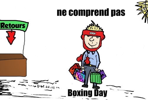 Cartoon: Boxing Day webcomic (medium) by BinaryOptions tagged tradition,boxing,change,vacances,retour,trader,cartoon,webcomic,trading,binaire,comique,options,echanges,nouvelles,financieres,redaction,affaires,optionsclick