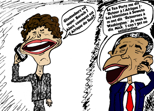 Cartoon: Jagger et Obama caricature (medium) by BinaryOptions tagged jagger,obama,caricature,editoriale,politique,culture,news,infos,actualites,nouvelles,options,binaires,option,binaire,optionsclick,affaires,histoire,historique
