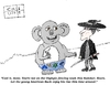 Cartoon: Koaloz and Zeuro comic (small) by BinaryOptions tagged binary,option,trader,options,trading,caricature,cartoon,optionsclick,koala,zoro,koalaus,koaloz,zeuro,euro,europe,eur,currency,forx,fencing
