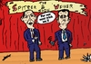 Cartoon: Spitzer and Weiner cartoon (small) by BinaryOptions tagged spitzer,weiner,binary,option,options,trade,trader,trading,political,politician,optionsclick,caricature,webcomic,cartoon,comic,satire,financial,editorial,news