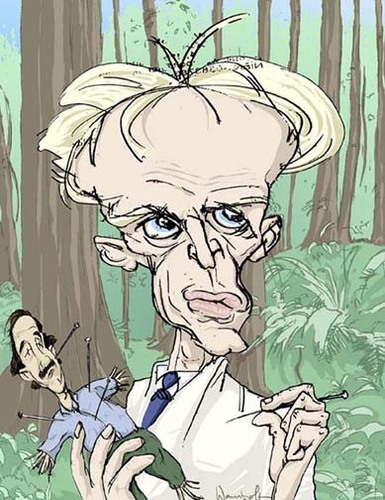 Cartoon: Klaus Kinski (medium) by wambolt tagged film,caricature,genius,crazy,movies
