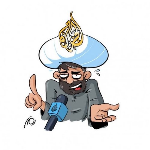 Cartoon: al jazeera View (medium) by ramzytaweel tagged al,jazeera