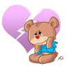Cartoon: sad teddy bear (small) by ramzytaweel tagged bear,teddy,love