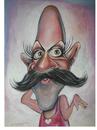 Cartoon: cemil ipekci (small) by MUSTAFA BORA tagged caricature