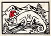 Cartoon: Christmas Card 1991 (small) by vokoban tagged pen,and,ink,doodle,drawing,print,lino,cut,scribble,pencil