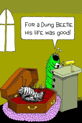 Cartoon: Dung Beetle (medium) by Macawrena tagged sea,level