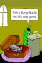 Cartoon: Dung Beetle (small) by Macawrena tagged sea,level