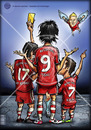 Cartoon: FootbaLL Players (small) by gamez tagged gmz