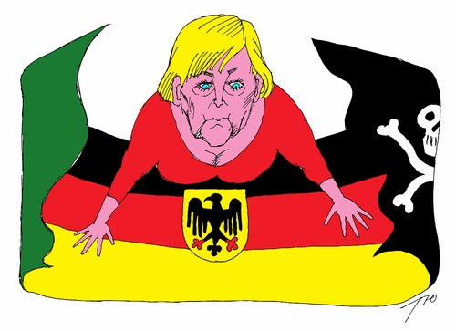 Cartoon: German Flag (medium) by tunin-s tagged german,flag