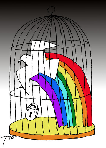 Cartoon: Greenpeace (medium) by tunin-s tagged greenpeace,in,russia