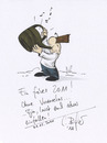 Cartoon: Ein rascher Silvestergruß (small) by Carlo Büchner tagged frohes,neues,jahr,silvester,happy,new,year