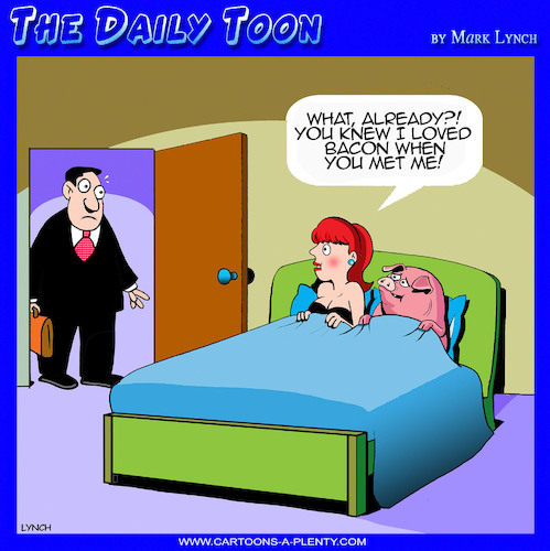 Cartoon: Bacon lover (medium) by toons tagged pigs,infidelity,bacon,bestiality,pigs,infidelity,bacon,bestiality