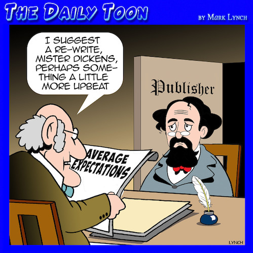Cartoon: Charles Dickens (medium) by toons tagged great,expectations,dickens,publishers,great,expectations,dickens,publishers